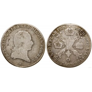 Österreichische Niederlande, 1/4 Taler, 1797 B, Kremnica