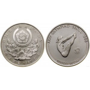 Korea Południowa, 10.000 wonów, 1987, Tedzon