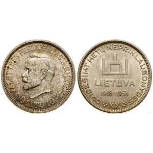 Litwa, 10 litów, 1938, Kowno