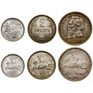 Litwa, zestaw 3 monet, Kowno