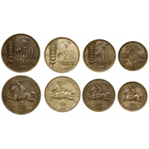 Lithuania, set of 4 coins