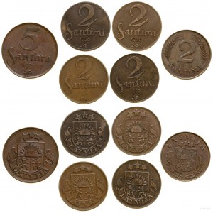 Latvia, set of 6 coins