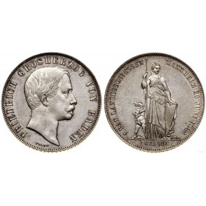 Deutschland, Gedenkgulden, 1863, Karlsruhe