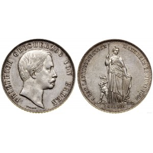 Niemcy, gulden pamiątkowy, 1863, Karlsruhe