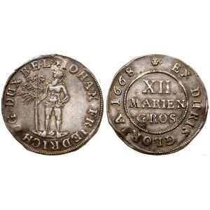 Deutschland, 12 mariengroshes, 1668, Calenberg