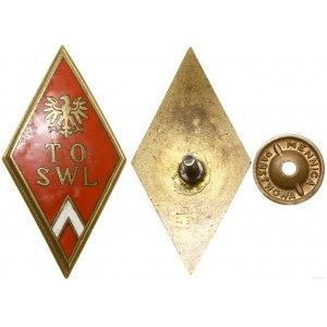 Poland, badge of the Technical Officer School of the Air Force, 1955-1965, Warsaw