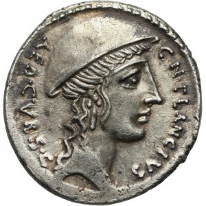Roman Republic, Plancius, denar, 55 BC, Rome