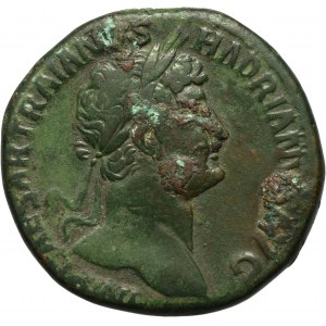 Cesarstwo Rzymskie, Hadrian 117-138, sesterc, Rzym