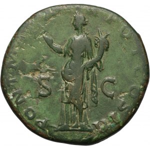 Cesarstwo Rzymskie, Hadrian 117-138, sesterc, Rzym
