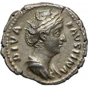 Roman Empire, Faustina I (wife of Antoninus Pius), denar, Rome
