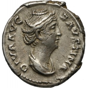 Roman Empire, Faustina I (wife of Antonius Pius), denar, Rome