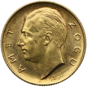 Albania, Amet Zogu, 20 Franga Ari 1927 R, Rome