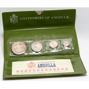 Anguilla, set of 4 coins, 1968