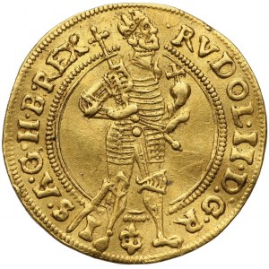 Austria, Rudolf II, dukat 1584, Praga