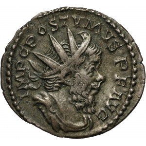 Cesarstwo Rzymskie, Postumus 260-269, antoninian bilonowy, Trier