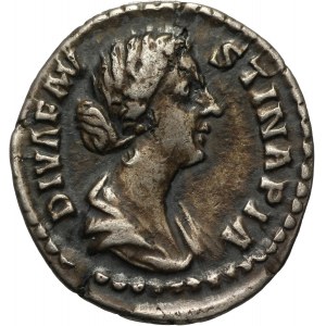 Cesarstwo Rzymskie, Faustyna II (żona Marka Aureliusza), denar, Rzym