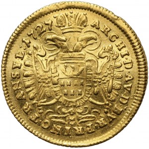 Austria, Karl VI, Ducat 1727, Karlsburg