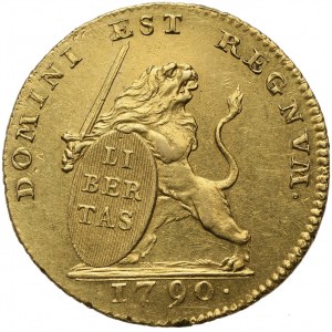 Austrian Netherlands, Belgian uprising, Lion d'or 1790, Brussels