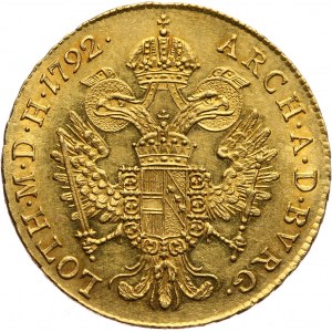 Austria, Franciszek II, dukat 1792 A, Wiedeń