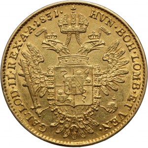 Austria, Franciszek I, 1/2 sovrano 1831 M, Mediolan