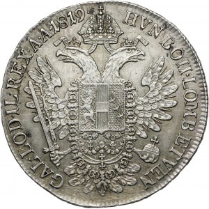 Austria, Franz I, 1/2 Taler 1819 A, Vienna