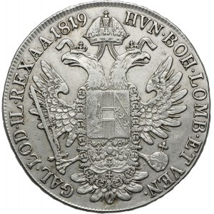 Austria, Franciszek I, talar 1819 A, Wiedeń