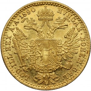 Austria, Franz Josef I, Ducat 1890, Vienna