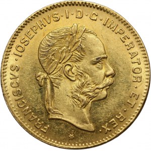 Austria, Franz Josef I, 4 Florin = 10 Francs 1891, Vienna