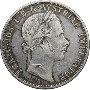 Austria, Franciszek Józef I, 2 floreny 1859 A, Wiedeń