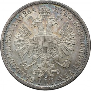 Austria, Franz Josef I, Florin 1864 A, Wien