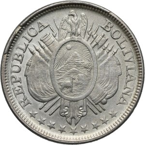 Bolivia, 50 Centavos 1892 PTS CB