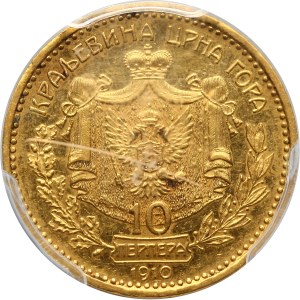 Montenegro, Nicholas I, 10 Perpera 1910