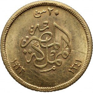 Egipt, Fuad I, 20 piastrów 1923