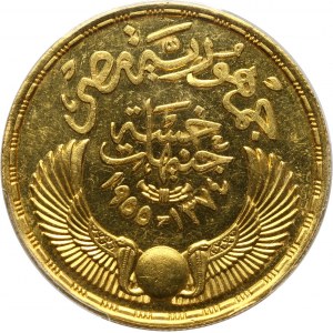 Egipt, 5 funtów 1955, Rydwan