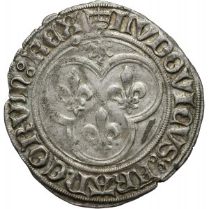 Francja, Ludwik XI (1461-1483), blanc au soleil