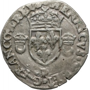Francja, Henryk II, douzain 1552 P, Dijon