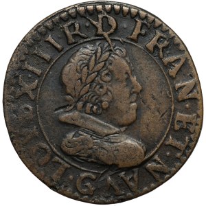 France, Louis XIII, Double tournois 1626 G