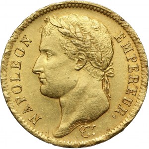 Francja, Napoleon I, 40 franków 1808 H, La Rochelle