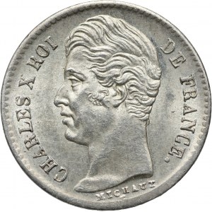 France, Charles X, 1/4 Franc 1830 A, Paris