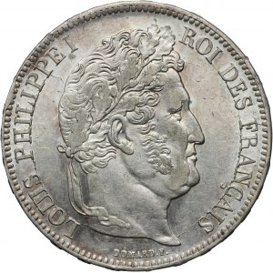 France, Louis Philippe I, 5 Francs 1838 MA, Marseille