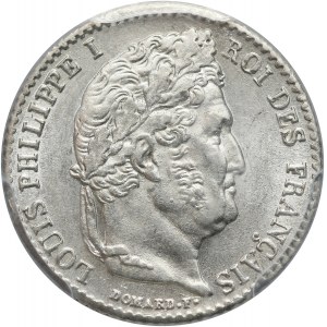 France, Louis Philippe I, 1/4 Franc 1831 H, La Rochelle