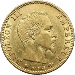 Francja, Napoleon III, 5 franków 1859 BB, Strasburg