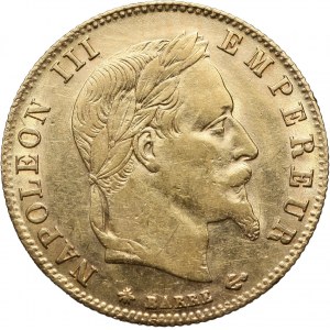 Francja, Napoleon III, 5 franków 1863 A, Paryż