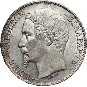 Francja, Ludwik Napoleon, 5 franków 1852 A, Paryż
