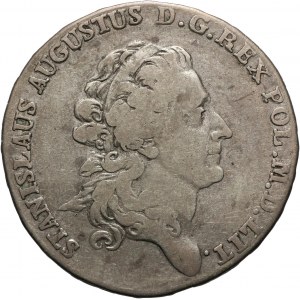 Stanisław August Poniatowski, półtalar 1775 EB, Warszawa