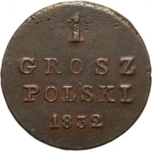 Królestwo Kongresowe, Mikołaj I, grosz 1832 KG, Warszawa
