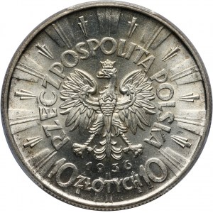 II RP, 10 złotych 1936, Warszawa, Józef Piłsudski