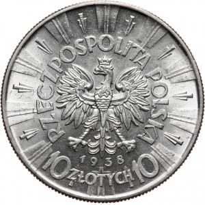 II RP, 10 złotych 1938, Warszawa, Józef Piłsudski