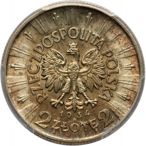 II RP, 2 złote 1934, Warszawa, Józef Piłsudski