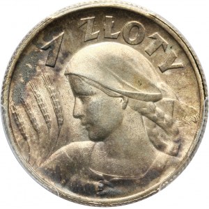 II RP, 1 złoty 1925, Londyn, żniwiarka
